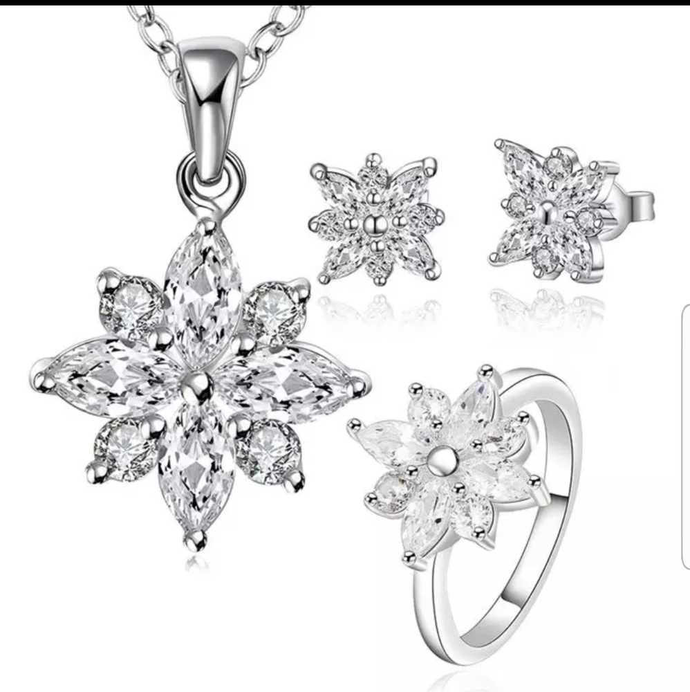 💎💚 Sterling silver 3 piece set